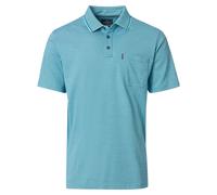 Casa Moda Poloshirt Regular Fit Kurzarm Uni Türkis Größe 3XL