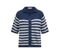 Polo-Strickjacke Peter Hahn blau 38