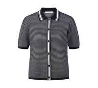 Polo-Strickjacke Peter Hahn schwarz 42