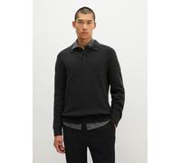 Polo-Strickpullover regular grau 3XL
