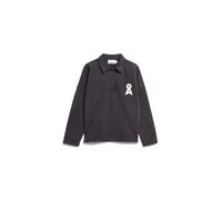 POLO-SWEATSHIRT | 100% Bio-Baumwolle - anthrazit (L)