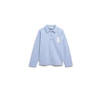 Armedangels - POLO SWEAT soft blue - Gr. - XL