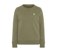 Polo Sylt Damen Sweater mit Logo-Stickerei, Burnt Olive, XS