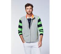 Polo Sylt Fleece-Weste Herren grau, XXL