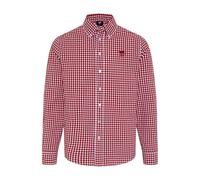 Polo Sylt Hemd Herren Regular Fit Baumwolle rot, S