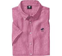 Polo Sylt Herren Baumwoll-Leinen-Hemd Kurzarm, leichtes Sommerhemd mit Leinen, lässig-Elegante Herrenmode mit Thermoregulation für warme Tage, Gr. M - XXXL