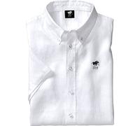 Polo Sylt Herren Baumwoll-Leinen-Hemd Kurzarm, leichtes Sommerhemd mit Leinen, lässig-Elegante Herrenmode mit Thermoregulation für warme Tage, Gr. M - XXXL