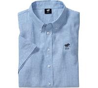 Polo Sylt Herren Baumwoll-Leinen-Hemd Kurzarm, leichtes Sommerhemd mit Leinen, lässig-Elegante Herrenmode mit Thermoregulation für warme Tage, Gr. M - XXXL