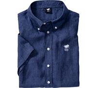 Polo Sylt Herren Baumwoll-Leinen-Hemd Kurzarm, leichtes Sommerhemd mit Leinen, lässig-Elegante Herrenmode mit Thermoregulation für warme Tage, Gr. M - XXXL