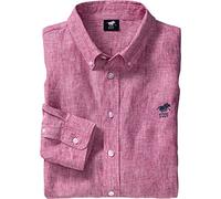 Polo Sylt Herren Baumwoll-Leinen-Hemd Langarm, leichtes Sommerhemd mit Leinen, lässig-Elegante Herrenmode mit Thermoregulation für warme Tage, Gr. M - XXXL