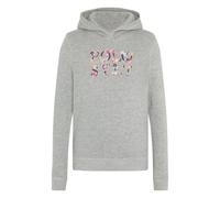 Polo Sylt Mädchen-Hoodie mit geblümtem Logo Hell Grau (Neutral Gray Melange) 122/128