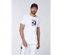 Polo Sylt Logo-Shirt aus Jersey - GOTS zertifiziert Weiß (Bright White) 3XL