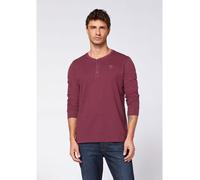 Polo Sylt Longsleeve in Bordeaux - Größe 3XL | Herrenshirts