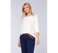 Polo Sylt Longsleeve in Weiß - Größe M | Damen Tops