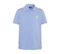 Polo Sylt Regular-Fit Jungen-Poloshirt aus Piqué mit Logo-Stickerei Medium Blau (Brunnera Blue) 146/152