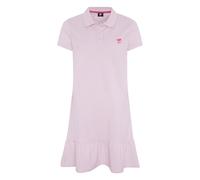Polo Sylt Damen Polokleid aus Baumwollpiqué mit Volantsaum, Pink Lady, M