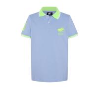 Polo Sylt Regular-Fit Jungen-Poloshirt aus Piqué Medium Blau (Brunnera Blue) 122/128