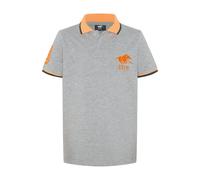 Polo Sylt Regular-Fit Jungen-Poloshirt aus Piqué Hell Grau (Neutral Gray Melange) 122/128
