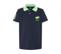 Polo Sylt Regular-Fit Jungen-Poloshirt aus Piqué Dunkel Blau (Total Eclipse) 134/140