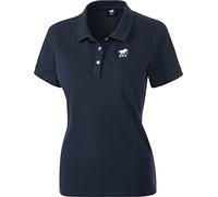 Polo Sylt Poloshirt Kurzarm, sportlich Elegantes Polo für Damen, Polohemd aus weichem Stretch-Piqué, Damenbekleidung, Marine, Gr. M