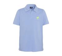 Polo Sylt Regular-Fit Jungen-Poloshirt aus Piqué mit Logo-Stickerei Medium Blau (Brunnera Blue) 146/152