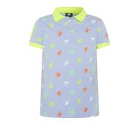 Polo Sylt Regular-Fit Jungen-Poloshirt mit Logos Hell Blau (Light Blue/Yellow) 146/152