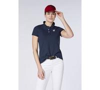 Polo Sylt Regular-Fit Poloshirt aus Piqué mit Label-Stickerei Dunkel Blau (Total Eclipse) S