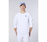 Polo Sylt Sweater mit Label-Stitching Weiß (Bright White) 3XL