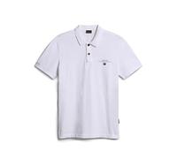 POLO Uomo NAPAPIJRI ELBAS JERSEY - NP0A4GB4 002 BRIGHT WHITE