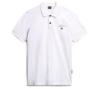 Regular Fit Poloshirt mit Label-Print Modell 'elbas' XL men Offwhite