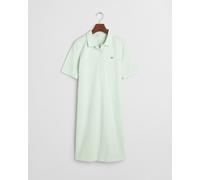 Polokleid GANT "SHIELD SS PIQUE POLO DRESS", Damen, Gr. XS, N-Gr, faded mint, Web, Obermaterial: 100% Baumwolle, regular fit ca. Mitte Oberschenkel, Kleider Polokleid (53814738-XS)