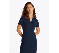 Tommy Hilfiger Damen Polokleid 1985 COLLECTION Slim Fit, blue, Gr. M