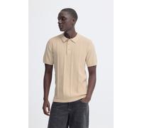 Polokragenpullover BLEND "BHBARON POLO PP NOOS", Herren, Gr. XL, oyster gray, Strick, Obermaterial: 100% Baumwolle, unifarben, regular fit normal, ohne Ausschnitt, Pullover, Baumwolle, regular fit (46