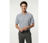JACK & JONES Regular Fit Strick-Poloshirt Modell 'CASSIS' in Hellblau, Größe M