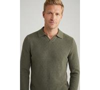 Polokragenpullover JOOP JEANS "Ove", Herren, Gr. M, medium beige, Strick, Obermaterial: 100% Baumwolle, clean, unifarben, normal, Pullover (88077712-M) medium beige