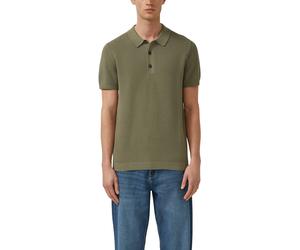 Polokragenpullover S.OLIVER, Herren, Gr. 3XL, khaki, Strick, Obermaterial: 100% Baumwolle, unifarben, regular fit normal, ohne Ausschnitt, Rippbündchen, Pullover, mit Rippbündchen (19940714-XXXL) khak