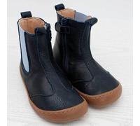 Pololo Barfuß-Chelseaboot aus pflanzlich gegerbtem Leder, unisex, Gr. 24-34 Blau 24