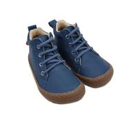 Pololo Barfuß-Halbschuh "ECO" zum Schnüren, aus chromfreiem Leder, unisex Blau 27