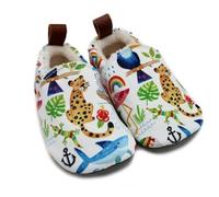 Pololo Barfuß-Hausschuhe aus Seaqual Yarn, Futter aus Baumwolle (organic) vegan, Größen 18/19 - 30/31 Tiere 20/21