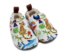 Pololo Barfuß-Hausschuhe aus Seaqual Yarn, Futter aus Baumwolle (organic) vegan, Größen 18/19 - 30/31 Tiere 24/25