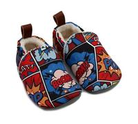 Pololo Barfuß-Hausschuhe "Comic" aus Seaqual Yarn, Futter aus Baumwolle (organic) vegan, Größen 18/19 - 30/31 Comic 26/27