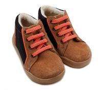 Pololo Barfuß-Membran-Halbschuh "Mario", gefüttert, zum Schnüren Braun 26