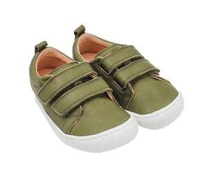 Pololo Barfuß-Sneaker aus pflanzlich gegerbtem Leder, unisex Grün 32