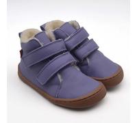 Pololo Barfuß Winterstiefel aus pflanzlich gegerbtem Leder, unisex, Gr. 22-34 Lila 24