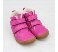 Pololo Barfuß Winterstiefel aus pflanzlich gegerbtem Leder, unisex, Gr. 22-34 Pink 23