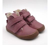 Pololo Barfuß Winterstiefel aus pflanzlich gegerbtem Leder, unisex, Gr. 22-34 Rosé 26