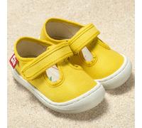 Pololo DEAKTIVIERT_luftiger Sommersneaker "Arena" aus Baumwolle (Bio kbA), Größen 20-27 Gelb 23