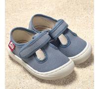 Pololo DEAKTIVIERT_luftiger Sommersneaker "Arena" aus Baumwolle (Bio kbA), Größen 20-27 Grau 20