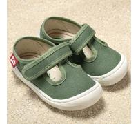 Pololo DEAKTIVIERT_luftiger Sommersneaker "Arena" aus Baumwolle (Bio kbA), Größen 20-27 Grün 24