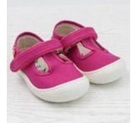 Pololo DEAKTIVIERT_luftiger Sommersneaker "Arena" aus Baumwolle (Bio kbA), Größen 20-27 Pink 24